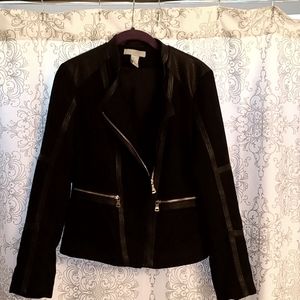 H&M Fitted Motorcycle Style Jacket Size 10